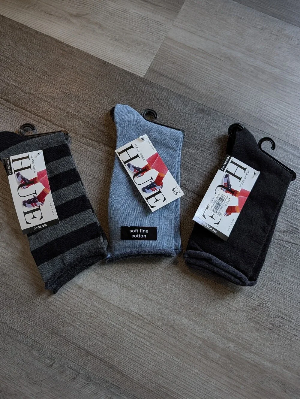 nwt HUE jeans sock bundle
